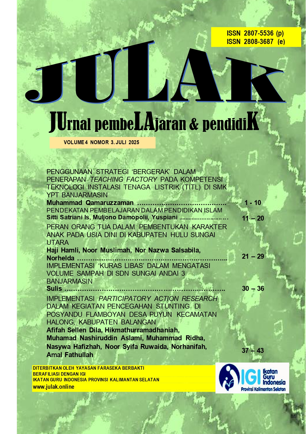 					View Vol. 4 No. 3 (2025): JULI 2025
				